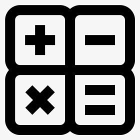 This Math - Calculator Icon Type Png, Transparent Png, Transparent PNG