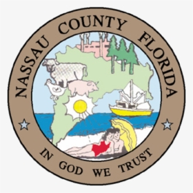 Seal Of Nassau County, Florida - Nassau County Florida Seal, HD Png Download, Transparent PNG