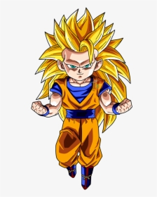 Thumb Image - Goku Super Saiyan 3 Chibi, HD Png Download, Transparent PNG