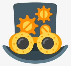 Steampunk Clipart Gear Icon - Punk Subculture, HD Png Download, Transparent PNG