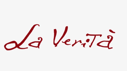 La Verita - Calligraphy, HD Png Download, Transparent PNG