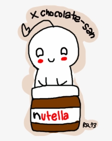 Cute Nutella Drawing, HD Png Download, Transparent PNG