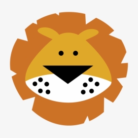 Lion Svg File For - Cartoon Lion Head Clip Art, HD Png Download, Transparent PNG