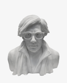 North American Sculpture Collective Andy Warhol Bust, HD Png Download, Transparent PNG