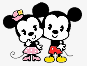 Dibujo De Mickey Mouse Kawaii , Png Download - Mickey Y Minnie Love, Transparent Png, Transparent PNG