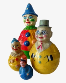 Vintage Toy Clown Png, Transparent Png, Transparent PNG