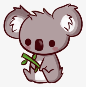 Drawn Koala Cute Baby Zoo Animal - Dibujo Kawaii De Koala, HD Png Download  , Transparent Png Image - PNGitem