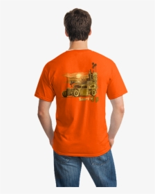 Surfs Up T-shirt - Gildan Black Shirt Back, HD Png Download, Transparent PNG
