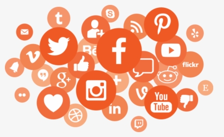 Social Media Clipart Scial - Social Media Marketing Full Png, Transparent Png, Transparent PNG
