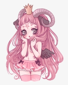 Magical Girl Baphy - Pastel Goth Anime Girl, HD Png Download, Transparent PNG