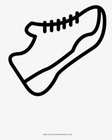 Running Shoes Coloring Page - Trainers Icon Png, Transparent Png, Transparent PNG