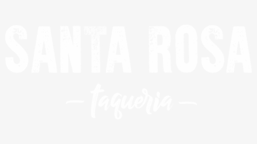 Santa Rosa Logo White - Calligraphy, HD Png Download, Transparent PNG