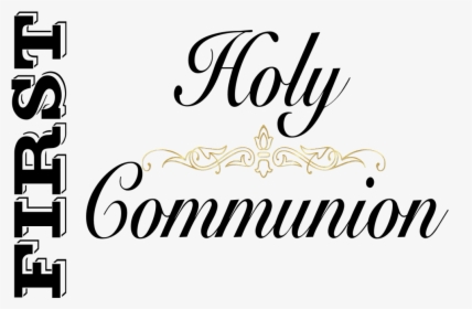 First Holy Communion Word, HD Png Download, Transparent PNG