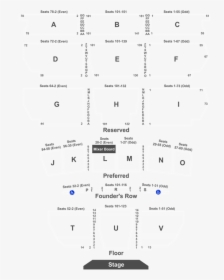 Row Santa Barbara Bowl Seating Chart, HD Png Download, Transparent PNG