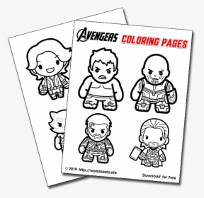 Avengers Endgame Coloring Pages - End Game Avengers Colouring, HD Png Download, Transparent PNG