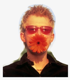 #thomyorke #radiohead - Thom Yorke With A Flower, HD Png Download, Transparent PNG