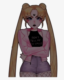 #stickers #png #tumblr #sailormoon #girl - Aesthetic Tumblr Pink Png, Transparent Png, Transparent PNG