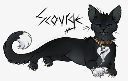 A Scourge On The Name Of All Good Cats - Warrior Cats Scourge Laying Down, HD Png Download, Transparent PNG
