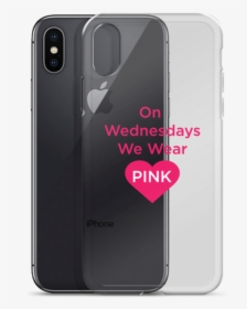 On Wednesday We Wear Pink Heart Iphone Case - Iphone, HD Png Download, Transparent PNG