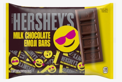 Image Of Hershey S Milk Chocolate Emoji Bars Snack - Chocolate Bar, HD Png Download, Transparent PNG