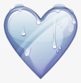 Ice Heart Emoji Png, Transparent Png, Transparent PNG