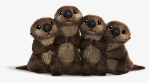 Finding Dory Otters, HD Png Download, Transparent PNG
