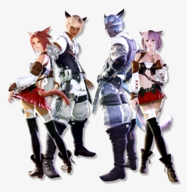 Miqote Cg - Final Fantasy Miqo Te, HD Png Download, Transparent PNG