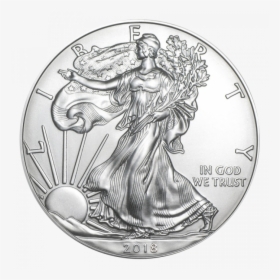 2018 Silver American Eagle, HD Png Download, Transparent PNG
