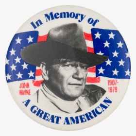 In Memory Of John Wayne Entertainment Button Museum - Emblem, HD Png Download, Transparent PNG