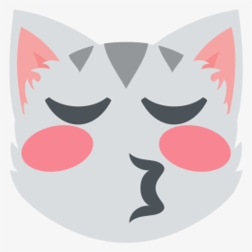 Kissing Cat Face Emoji, HD Png Download, Transparent PNG