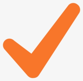 Checkmark - Check Orange Icon Png, Transparent Png, Transparent PNG