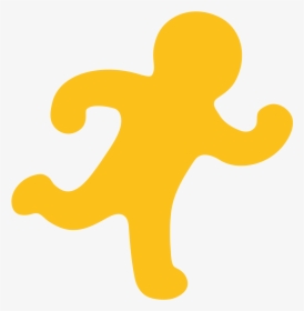 Yellow Running Emoji, HD Png Download, Transparent PNG