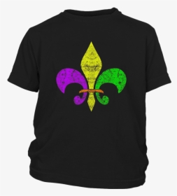 Fleur De Lis Mardi Gras New Orleans Funny Top T-shirt - Straight Outta Oz Shirt, HD Png Download, Transparent PNG