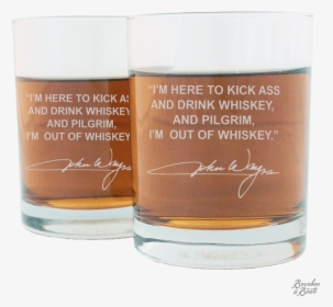 John Wayne Whiskey Glasses, HD Png Download, Transparent PNG