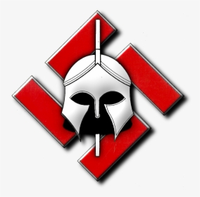 Nazi,symbol,clipart - Swastika With Spartan Helmet, HD Png Download, Transparent PNG