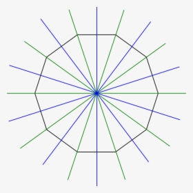 Enter Image Source Here - Lines Of Symmetry In A Nonagon, HD Png Download, Transparent PNG