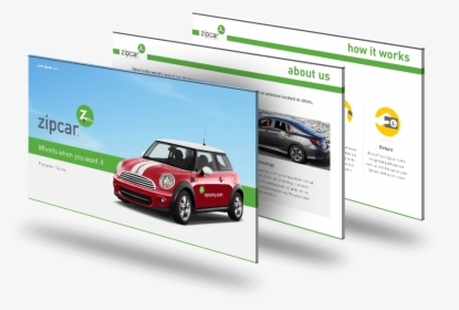 Zipcar Powerpoint Deck - Mini Cooper, HD Png Download, Transparent PNG