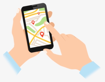 Zoomcar App Features - Google Maps Phone Png, Transparent Png, Transparent PNG