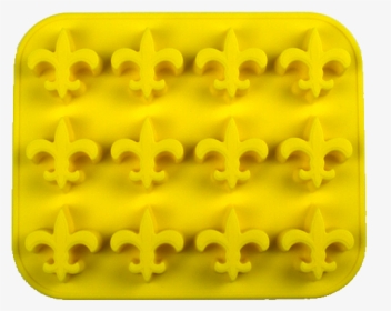 Fleur De Lis Ice Tray And Candy Mold Gold - Fondant, HD Png Download, Transparent PNG