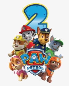 Paw Patrol All Character Png Kids - Paw Patrol Birthday 3, Transparent Png, Transparent PNG