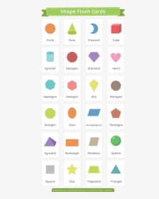 All Shapes Flash Cards, HD Png Download, Transparent PNG