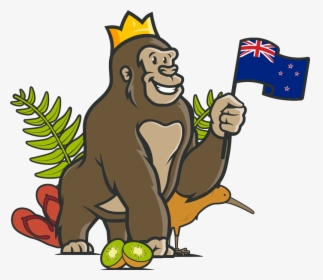 Transparent New Zealand Flag Cartoon Animals, HD Png Download, Transparent PNG