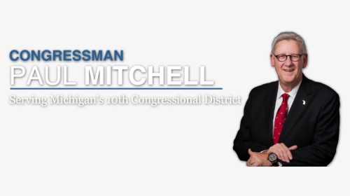 Congressman Paul Mitchell - Paul Mitchell Michigan Representative, HD Png Download, Transparent PNG