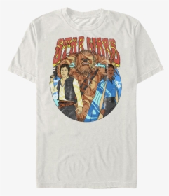Han Solo Chewbacca Lando Calrissian Star Wars T-shirt - Chewbacca, HD Png Download, Transparent PNG