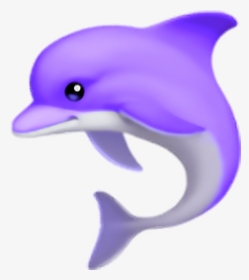 #purple #dolphin #emoji #cute #tumblr #aesthetic - Dolphin Emoji Png, Transparent Png, Transparent PNG