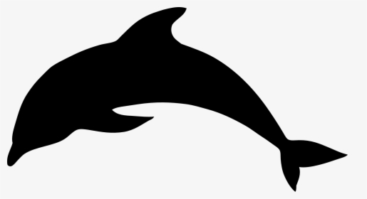 Dolphin Silhouette Png, Transparent Png, Transparent PNG