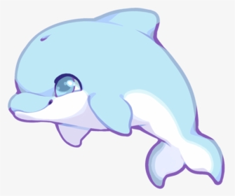 Clip Art Dolphins Cute Pictures - Cute Drawings Of Dolphins, HD Png Download, Transparent PNG