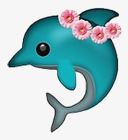 #png #edit #freetoedit #tumblr #overlay #emoji #delfin - Дельфин Смайлик, Transparent Png, Transparent PNG