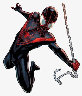 The Crimson Spider S Hero Gear 526px Miles Morales - Miles Morales Comic Suit, HD Png Download, Transparent PNG