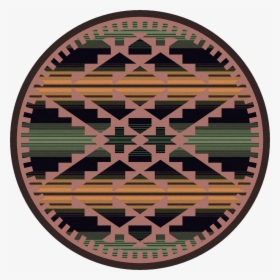Saddle Blanket Periwinkle 8ft Round Rug - Rotary Table, HD Png Download, Transparent PNG